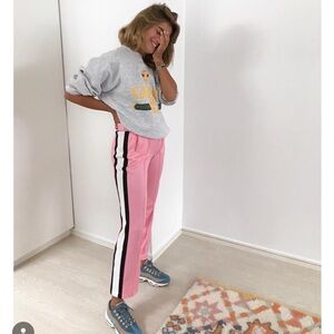 GANNI pink track pants